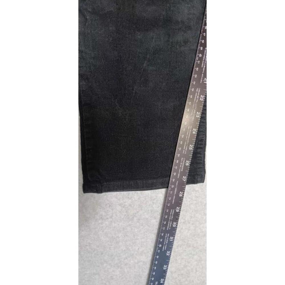J.Crew Factory Womens Corduroy Pants Size 32 Black Bootcut Stretch Slacks - Picture 11 of 12